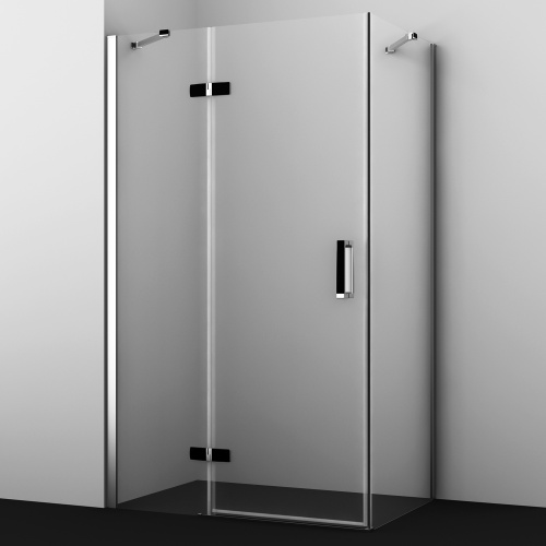 Душевой уголок WasserKRAFT  10H06LBLACK 120x80 стекло прозрачное 8 мм - фото 3
