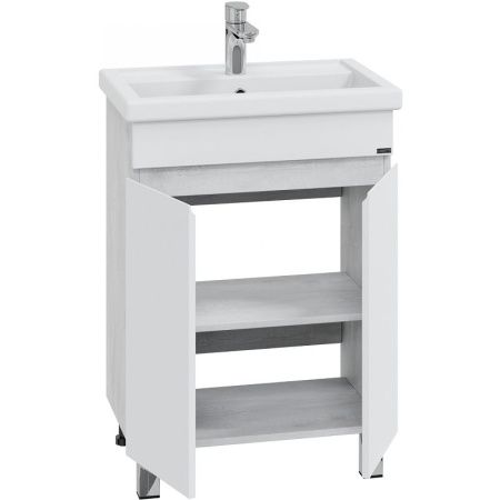 Тумба под раковину СанТа Марс 700408 60х40 напольная цвет белый