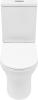 Унитаз напольный с бачком Logan 00342797 белый с сиденьем микролифт безободковый смыв торнадо