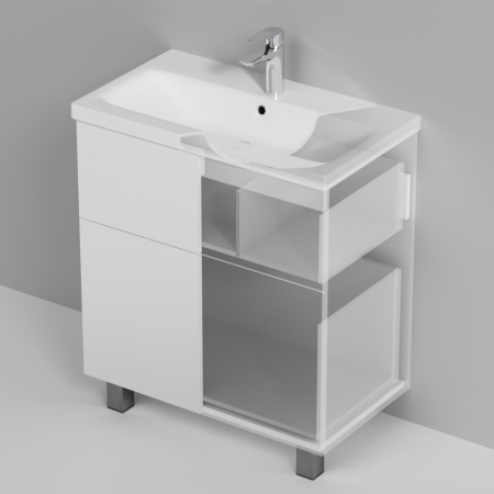 Тумба под раковину Am.Pm Gem M90FSX07522WG32 75х41х81 напольная цвет белый