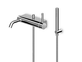 Смеситель для ванны ZUCCHETTI ZP6181 настенный хром