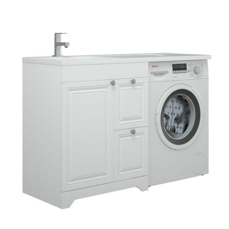 Тумба под раковину Corozo Леон SD-00000726 70х50 напольная цвет белый