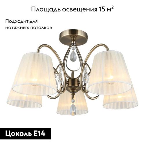 Люстра потолочная Omnilux Cardillo (Цардилло) OML-56617-05 - фото 2