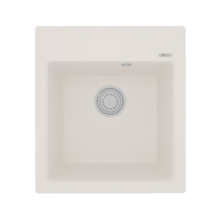 Кухонная мойка LeMark Hanka 450 9910010 45х50 цвет белый поверхность матовая