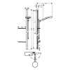 Душевой гарнитур Hansgrohe Rainfinity 27673000 настенный хром