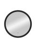 Зеркало Continent Planet Black ЗЛП684 80х80 подвесное
