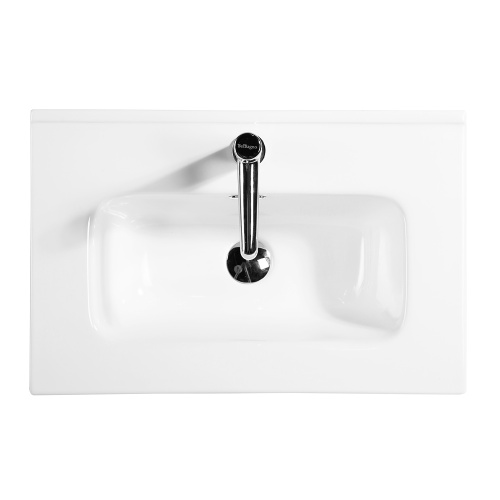 Раковина керамическая BelBagno BB800/390ETL 81х39 накладная цвет белый - фото 3