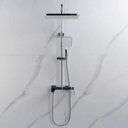 Душевая стойка Raffine F3699 настенная цвет хром