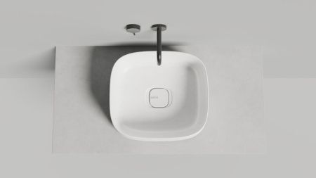 Раковина из искусственного камня S-Sense Salini ORIENTE 1109102MF 50х40 накладная цвет мультиколор