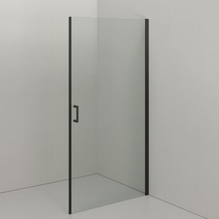 Душевая дверь Orange E05-100TB 100х190 стекло прозрачное профиль черный