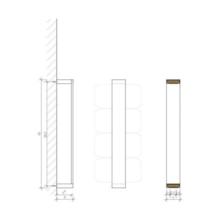 Полотенцедержатель Decor Walther Brick 0592200