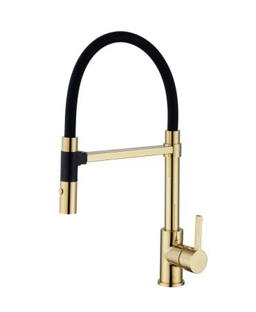 Смеситель для кухни Rose R133E на мойку золото
