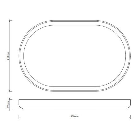 Поднос Decor Walther OF.LINE 671893