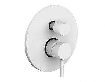 Смеситель для душа Paffoni Light LIG019BO встраиваемый в стену белый