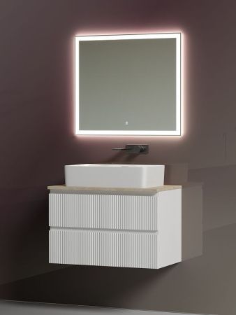 Тумба под раковину Sancos SNOB T SNT80W 80х40 подвесная цвет белый