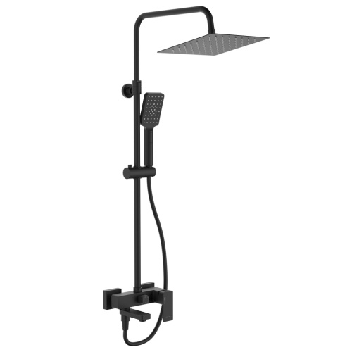 Душевая стойка WasserKRAFT  BK27701BM настенная цвет черный - фото 3