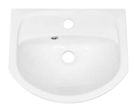 Раковина мебельная из сантехнического фарфора Sanita Mango 40 4607019634002 40х30 накладная цвет белый