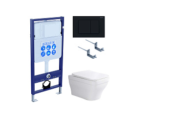 Сет унитаз + инсталляция Aquatek SET AQUATEK АМАДЕО-012 4в1