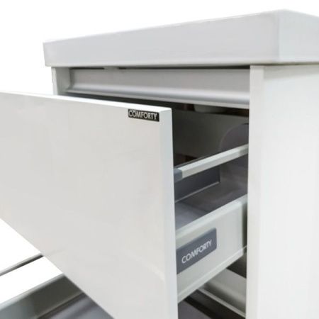 Тумба с раковиной Comforty Дублин 00004137134CF 60х50 напольная цвет белый