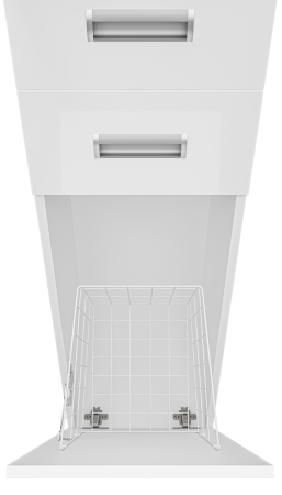 Шкаф-пенал Misty Селена П-Сел05038-01БкЛ 40х190 напольный цвет белый
