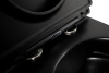 Унитаз подвесной BelBagno COLORATO BB062CHR-MB/BB062SC-MB черный с сиденьем микролифт безободковый каскадный смыв