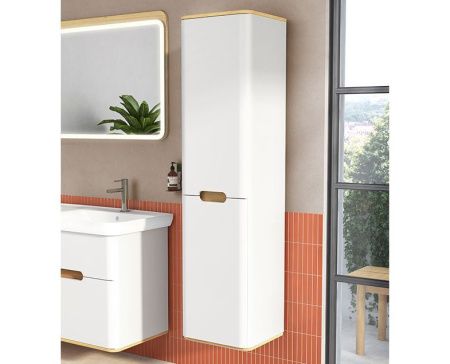 Шкаф-пенал Vitra Sento 60842 40х160 подвесной цвет белый