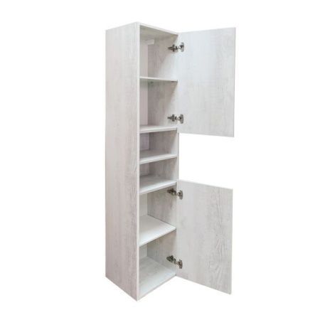 Шкаф-пенал Comforty Верона 00004137140CF 40х160 подвесной цвет серый