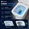 Унитаз напольный с бачком Taliente Elegante Vortex EL45055 белый с сиденьем безободковый смыв торнадо