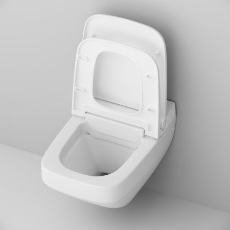 Унитаз подвесной Am.Pm Inspire V2.0 CCC50A1700SC белый с сиденьем микролифт безободковый каскадный смыв