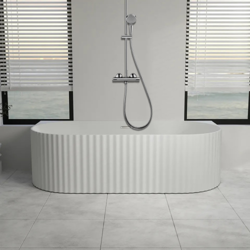 Ванна акриловая Cerutti SPA CT9765 170х80 пристенная асимметричная - фото 3