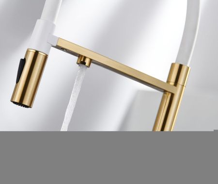 Смеситель для кухни Rose R458G на мойку золото