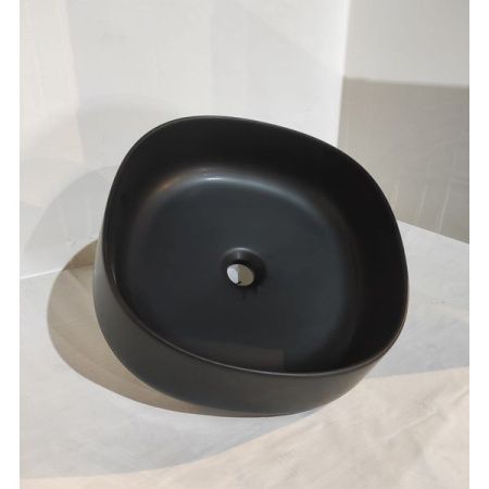 Раковина керамическая White Ceramic Jumper W072705 40х40 накладная цвет черный
