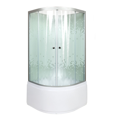 Душевая кабина AvaCan L990NGM 90х90 четверть круга без крыши ориентация универсальная