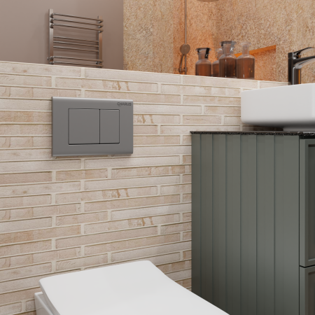 Клавиша смыва механическая CHARUS Minimalista FP.310.46.01 цвет хром матовый