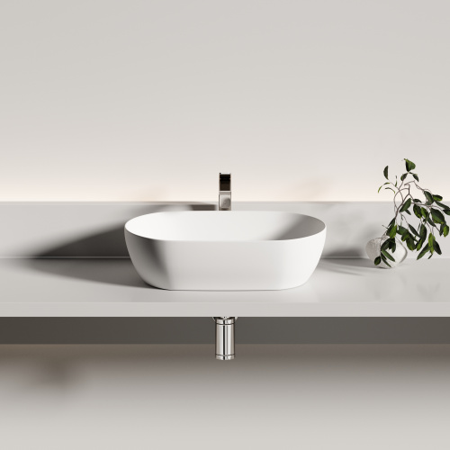 Раковина Ceramica Nova TWIST 50 см CN12001MW накладная цвет белый матовый - фото 4