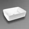 Раковина из сантехнического фарфора Bond Cube S54-480 50х40 накладная цвет белый без отверстий под смеситель