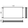 Монтажная рама для зеркального шкафа Emco Asis 9897 000 22