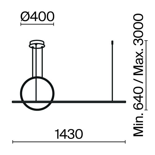 Светильник подвесной Maytoni Halo Modern MOD247PL-L49BSK - фото 3