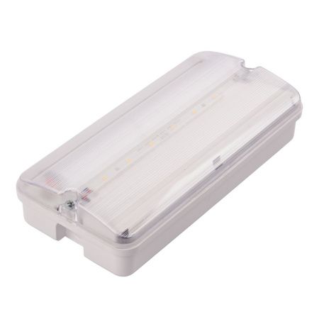 Светильник накладной Uniel ULW-K25B 6W/4000K/EMG IP65 WHITE