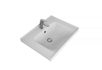 Раковина керамическая Art&Max TECHNO 641587 60х47 подвесная цвет белый