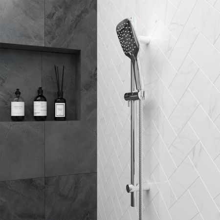 Душевой гарнитур Damixa Eclipse 931001000 настенный хром/серый