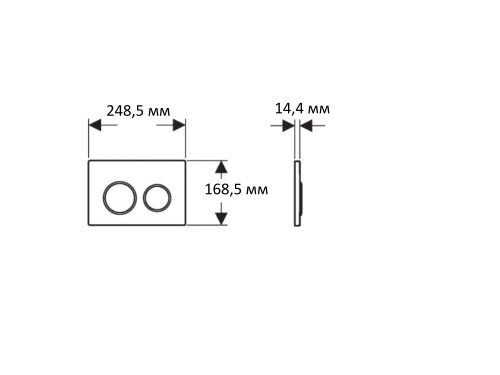 Кнопка смыва Aquatek KDI-0000029 - фото 3
