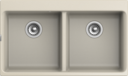 Кухонная мойка Rivelato AXEL X-90-2D beige scuro 85х50 цвет бежевый