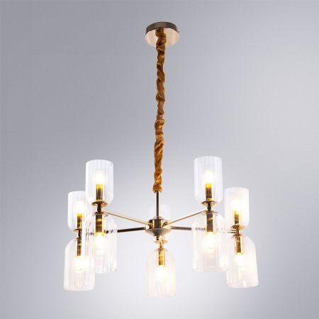 Люстра подвесная Arte Lamp Charm (Цхарм) A1623LM-10GO