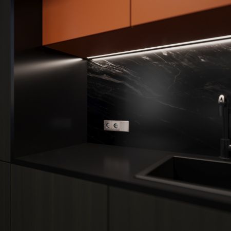 Клавиши для выключателя двухклавишного VOLTUM S70 METAL VLSM000310