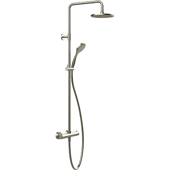Душевая стойка Gessi Emporio shower 35181#149 на стену никель с термостатом