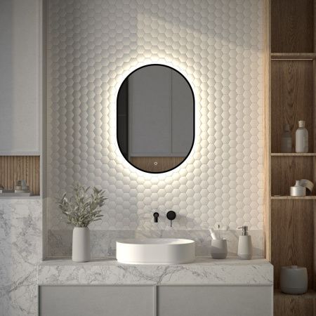 Зеркало с подсветкой Defesto AURA DF 2923S 50х70 подвесное