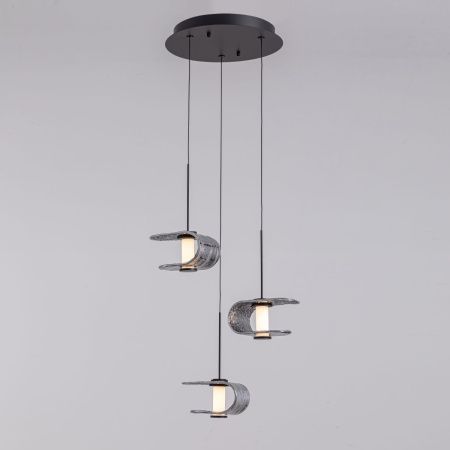 Светильник подвесной Delight Collection MD24020901-3A black/smoky