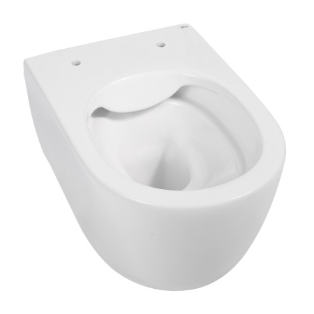 Унитаз подвесной Abber Bequem AC1104 белый с сиденьем микролифт безободковый каскадный смыв