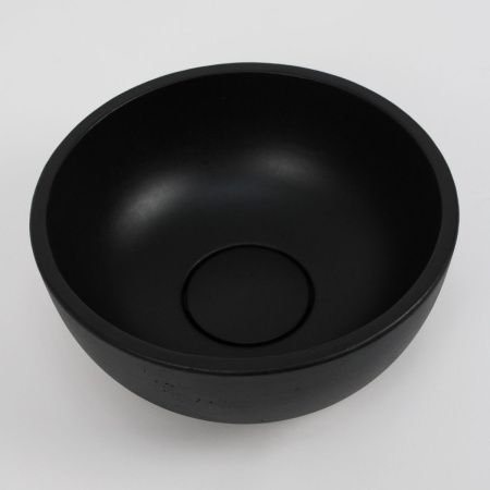 Раковина из искусственного камня Uperwood Belfast 2092020327 30х30 накладная цвет черный